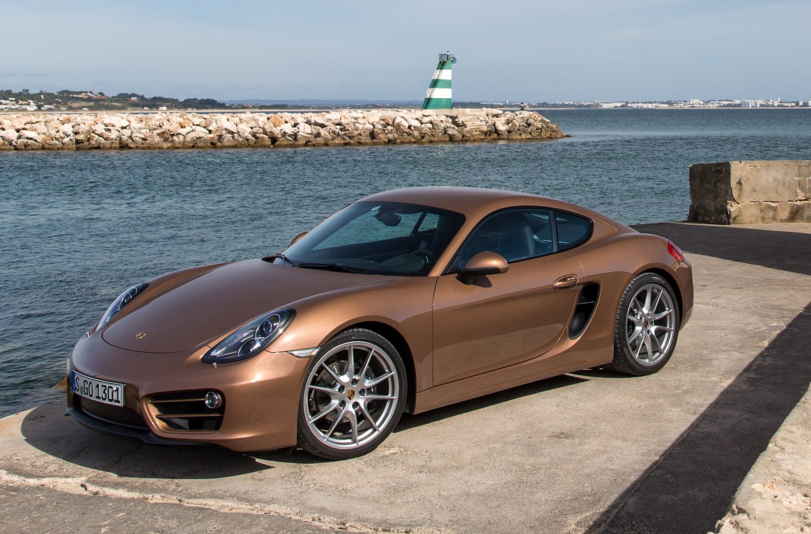 Porsche Cayman Brown